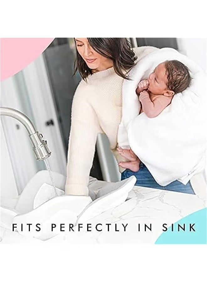 Beauenty Baby Bath Seats Premium Baby Bathtubs Newborn & Baby Essentials Baby Gifts Fits Most Sinks - Image 4